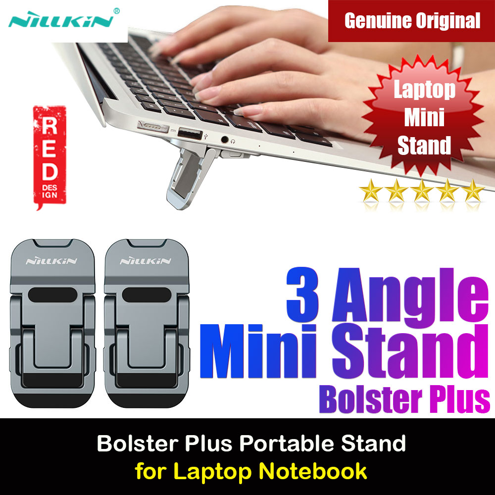 Picture of Nillkin Bolster Plus Laptop Tablet Mini Stand Foldable Portable Stand Holder Heat Dissipation for Laptop Notebook (Space Gray) Red Design- Red Design Cases, Red Design Covers, iPad Cases and a wide selection of Red Design Accessories in Malaysia, Sabah, Sarawak and Singapore 