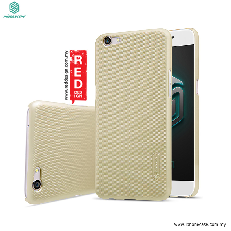 Picture of Nillkin Super Frosted Shield hard cover case for Oppo R9s - Gold OPPO R9s- OPPO R9s Cases, OPPO R9s Covers, iPad Cases and a wide selection of OPPO R9s Accessories in Malaysia, Sabah, Sarawak and Singapore 