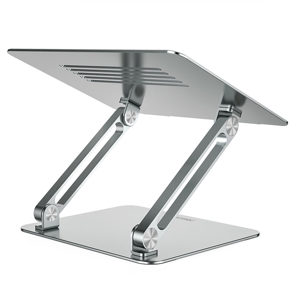 Picture of Nillkin ProDesk Adjustable Height Angle Laptop Stand Laptop Stand Aluminium Laptop Foldable Stand for Apple MacBook Pro Laptops Notebook Tablets iPad iPad Pro(Silver)