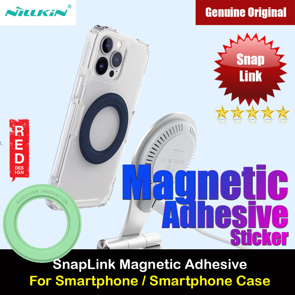 Picture of Nillkin Snap Link Magnetic Sticker Compatible with MagSafe for iPhone 12 Pro Max iPhone 13 Pro Max Others Smartphone (Green) Apple iPhone 12 6.1- Apple iPhone 12 6.1 Cases, Apple iPhone 12 6.1 Covers, iPad Cases and a wide selection of Apple iPhone 12 6.1 Accessories in Malaysia, Sabah, Sarawak and Singapore 