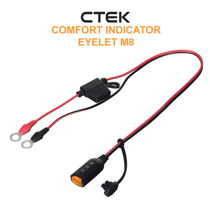 Picture of CTEK 56-382 Comfort Indicator Eyelet M8 Red Design- Red Design Cases, Red Design Covers, iPad Cases and a wide selection of Red Design Accessories in Malaysia, Sabah, Sarawak and Singapore 