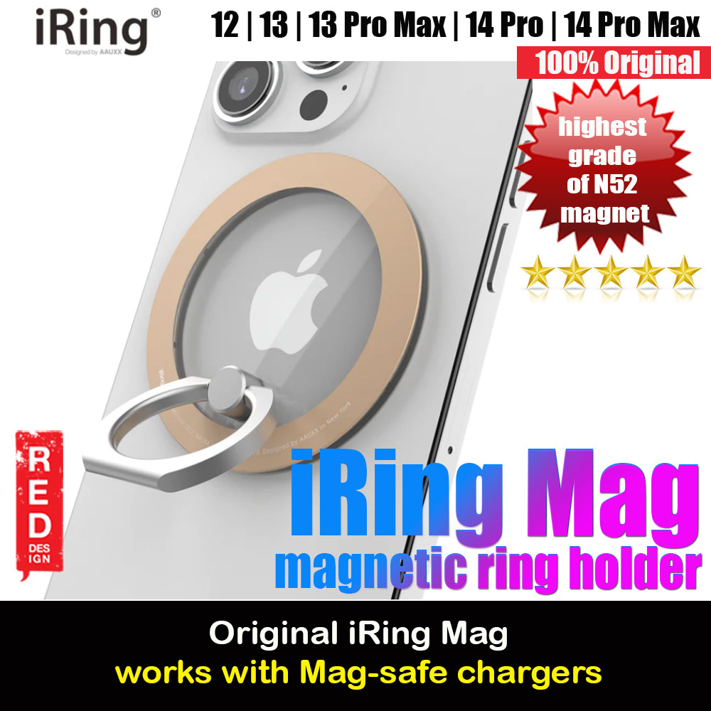 Picture of AAUXX iRing Mag Magnetic Ring Holder Phone Grip and Kickstand Stand Compatible with Magsafe (Sand Yellow) Red Design- Red Design Cases, Red Design Covers, iPad Cases and a wide selection of Red Design Accessories in Malaysia, Sabah, Sarawak and Singapore 