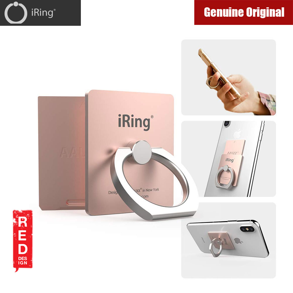 Picture of AAUXX iRing Link Universal Phone Grip and Stand Compatible with wireless charging (Rose Gold)