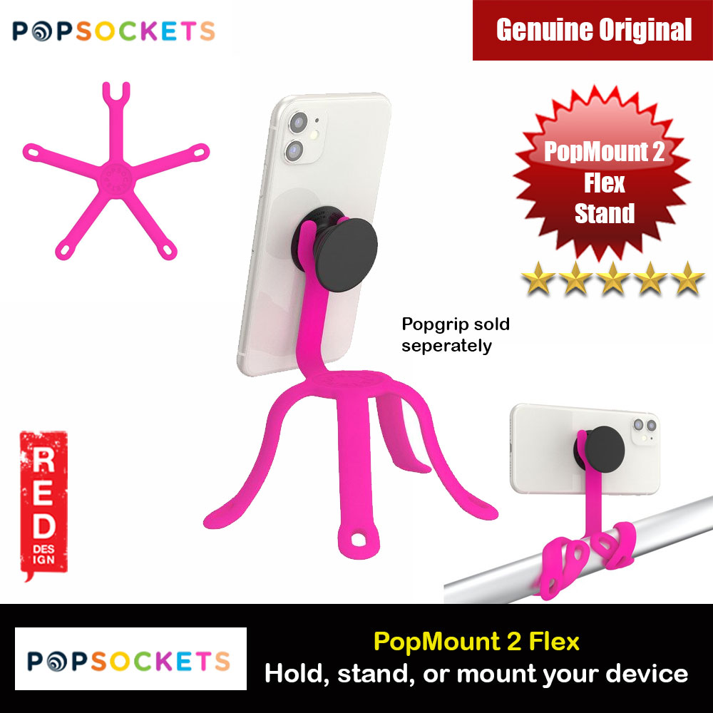 Picture of Popsockets PopMount 2 Flex  Flexible Stand Hold Stand Mount your device anywhere any position creation and on the go photography as Tripod desk mount (Pink) Red Design- Red Design Cases, Red Design Covers, iPad Cases and a wide selection of Red Design Accessories in Malaysia, Sabah, Sarawak and Singapore 