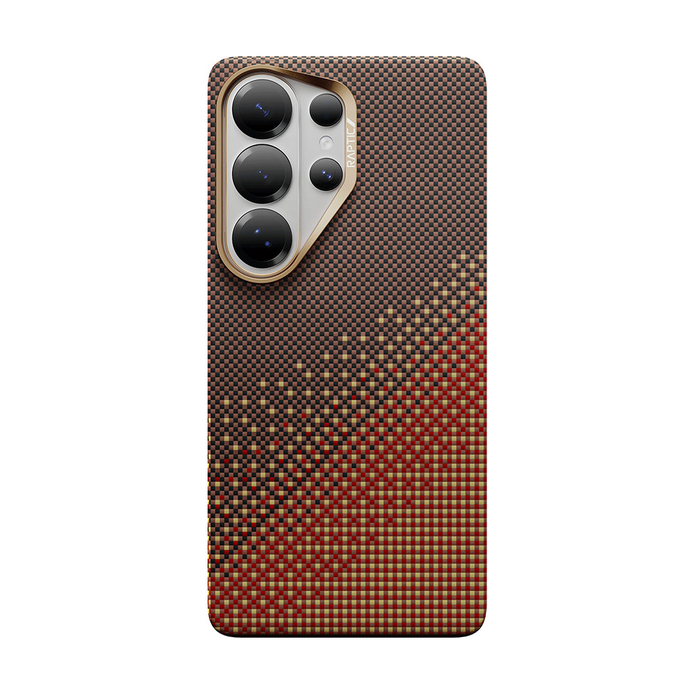 Picture of Samsung Galaxy S26 Ultra Case | Raptic Aramid Skin Magnetic Compatible Protection Case for Samsung Galaxy S26 Ultra (Serenity Amber)