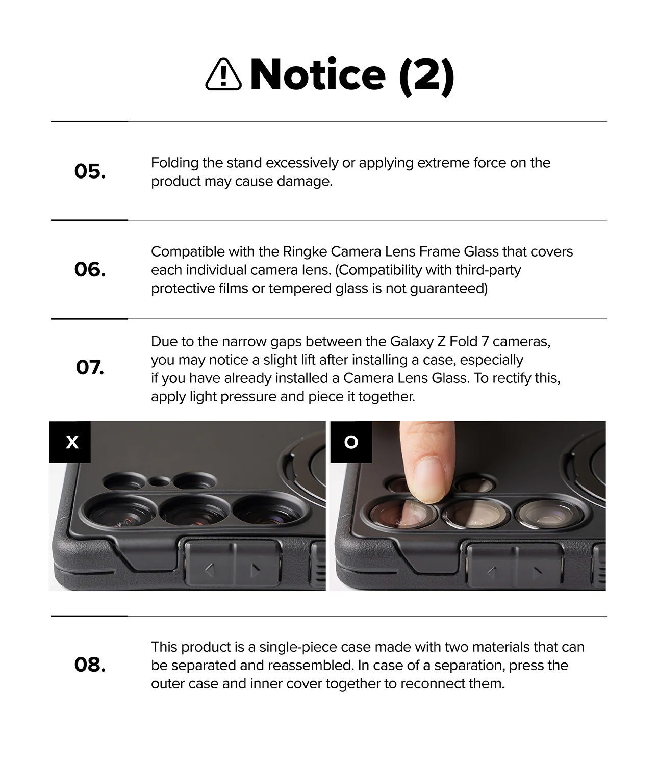 Picture of Samsung Galaxy Z Fold 7 Case | Ringke Alles Magnetic Kickstand Protection Case for Samsung Galaxy Z Fold 7 (Black)