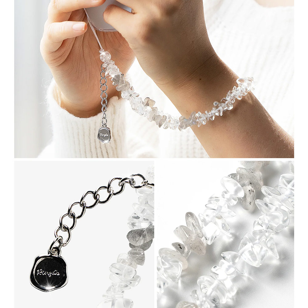 Picture of Ringke Beaded Strap Fashion Beaded Hanging Chain Phone Lanyard Wrist Strap (GEMSTONE MONOTONE)