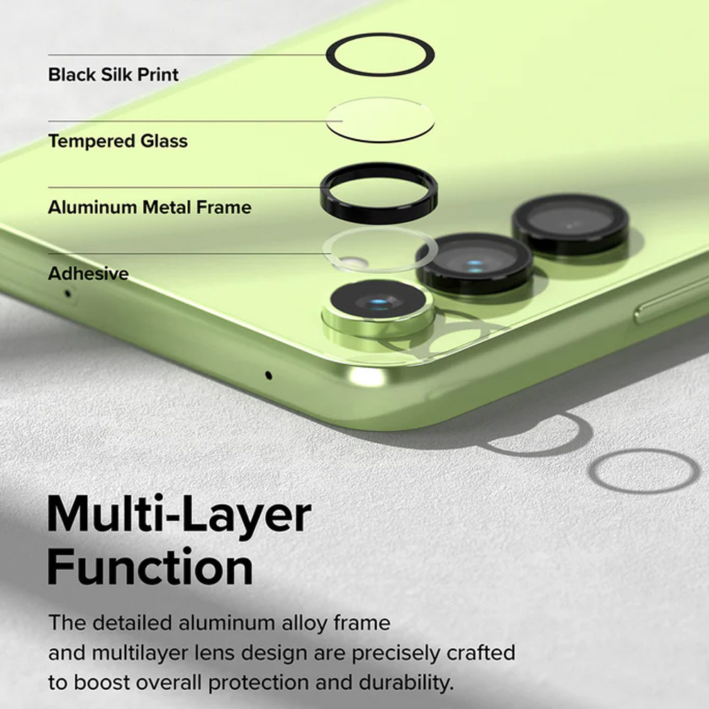 Picture of Samsung Galaxy A54 5G | Ringke Camera Lens Frame Glass for Samsung Galaxy A54 5G (Black)