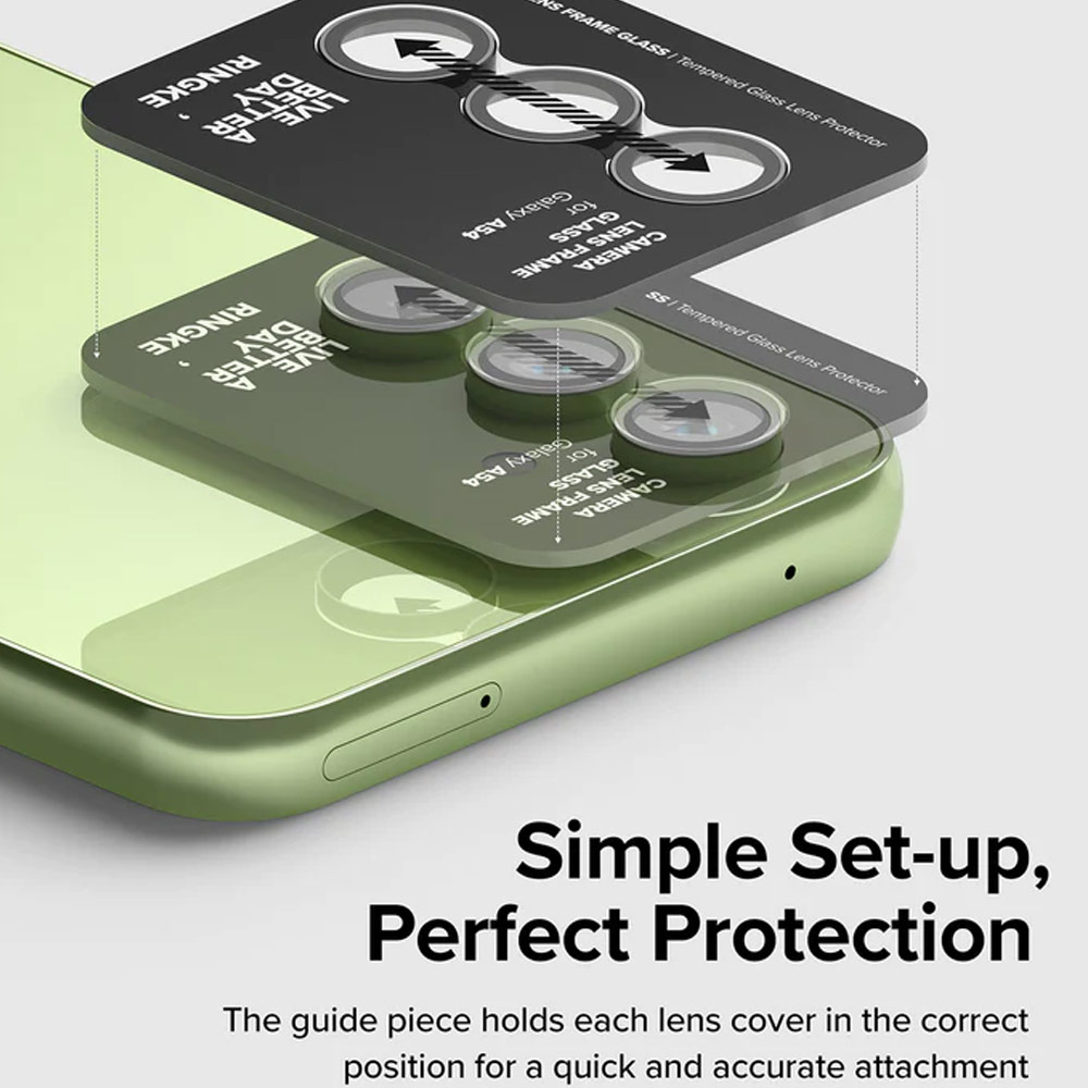 Picture of Samsung Galaxy A54 5G | Ringke Camera Lens Frame Glass for Samsung Galaxy A54 5G (Black)