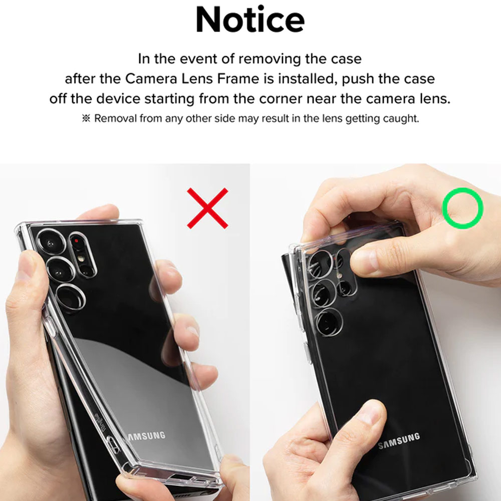 Picture of Samsung Galaxy A54 5G | Ringke Camera Lens Frame Glass for Samsung Galaxy A54 5G (Black)