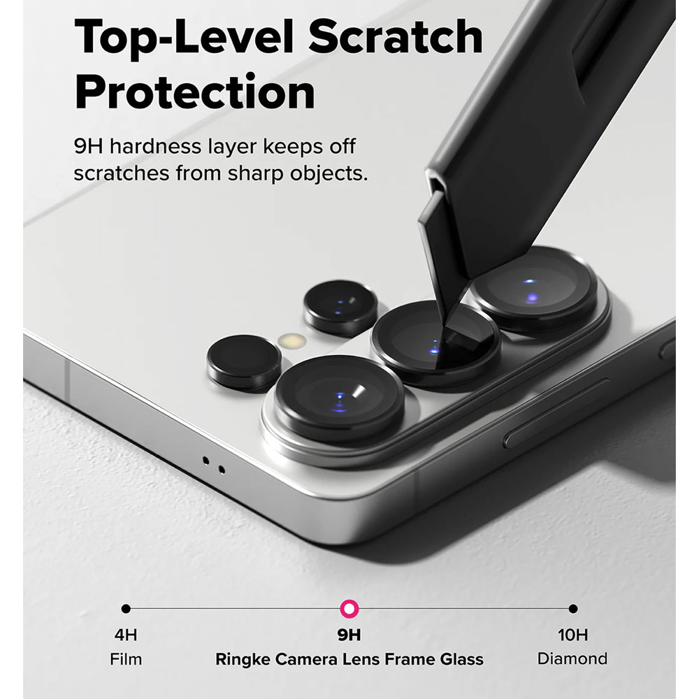 Picture of Samsung Galaxy S26 Ultra | Ringke Camera Lens Frame Glass Protector with Easy Installation for Samsung Galaxy S26 Ultra (Black)