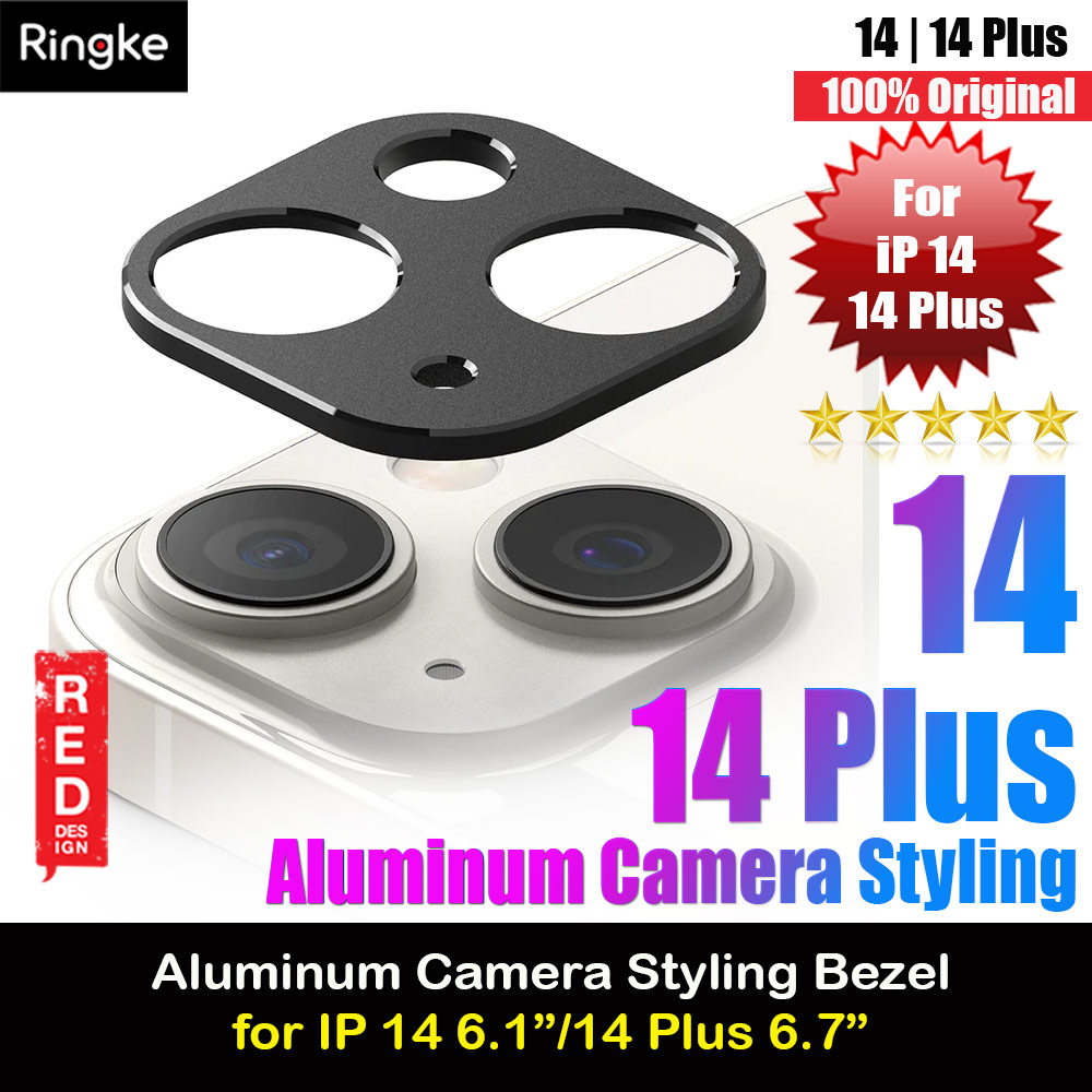 Picture of Ringke Camera Styling Aluminum Bezel for Apple iPhone 14 Plus 6.7 iPhone 14 6.1 (Black) Apple iPhone 14 Plus 6.7- Apple iPhone 14 Plus 6.7 Cases, Apple iPhone 14 Plus 6.7 Covers, iPad Cases and a wide selection of Apple iPhone 14 Plus 6.7 Accessories in Malaysia, Sabah, Sarawak and Singapore 