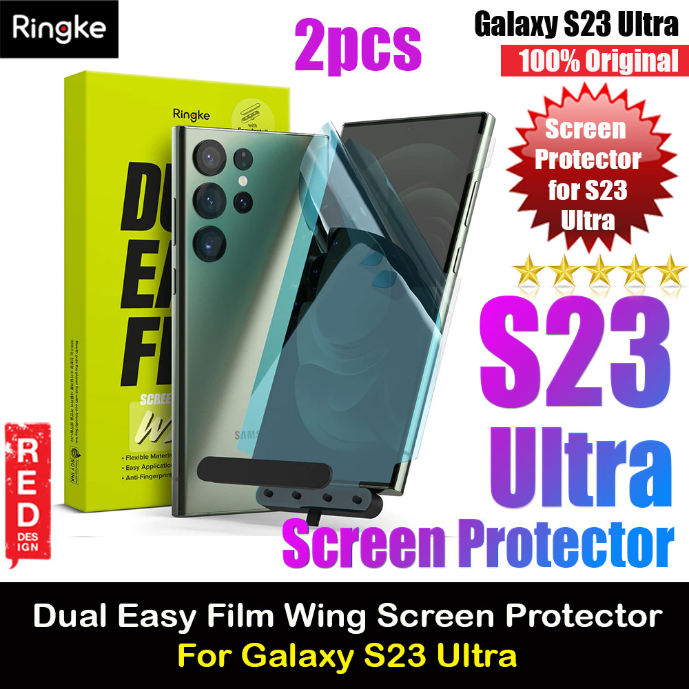 Galaxy S23 Ultra Screen Protector  Ringke Dual Easy Film Wing [2