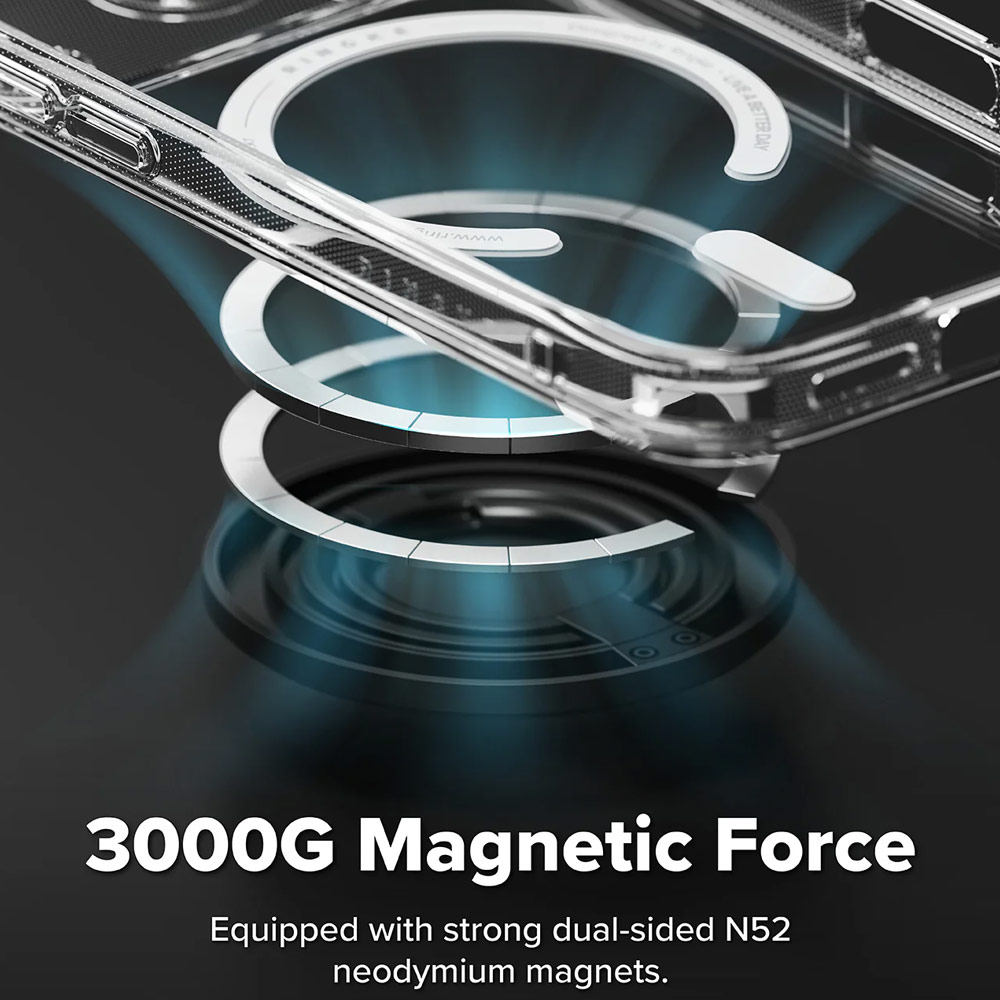 Picture of Ringke Dual Magnetic Smart Ring Phone Grip and Kickstand Stand Zinc Alloy (Black)