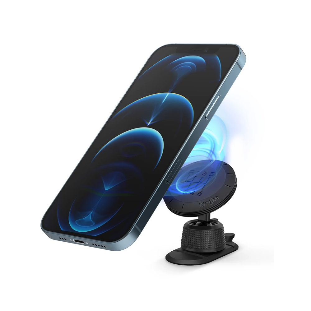 Picture of Ringke Magnetic Gear Car Mount for Smartphone (Black)