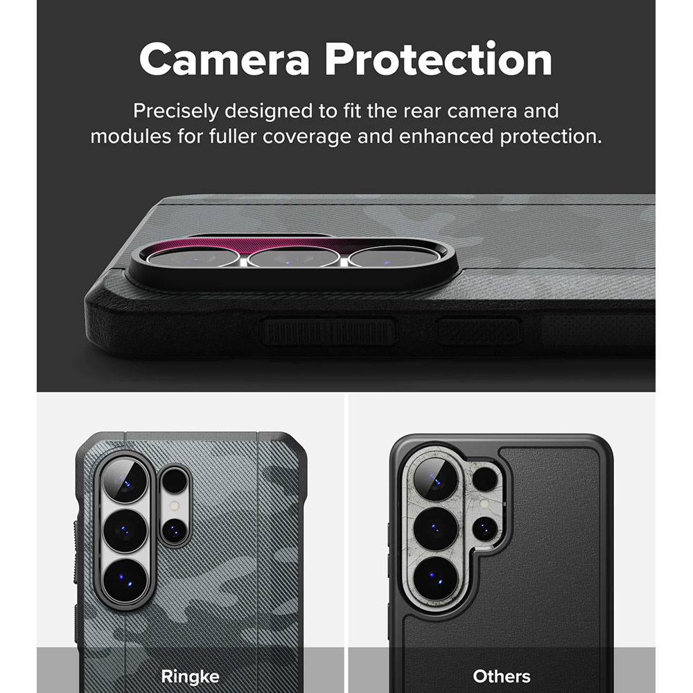 Picture of Samsung Galaxy S26 Ultra Case | Ringke Onyx Alpha Drop Protection Case for Samsung Galaxy S26 Ultra (Camo Black)