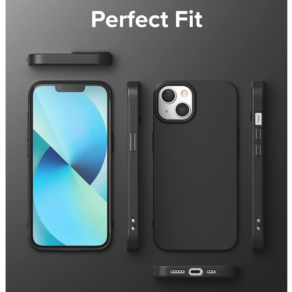 Picture of Apple iPhone 13 mini 5.4 Case | Ringke Air S Soft TPU Protection Case for Apple iPhone 13 Mini 5.4 (Black)