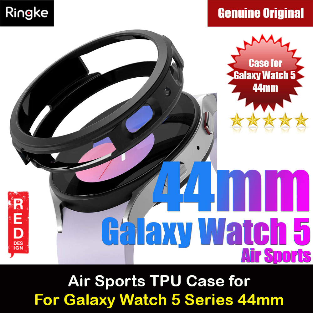 Picture of Ringke Air Sports Flexible TPU Material Protection Case for Samsung Galaxy Watch 5 Series 44mm (Black) Samsung Galaxy Watch 5 44mm- Samsung Galaxy Watch 5 44mm Cases, Samsung Galaxy Watch 5 44mm Covers, iPad Cases and a wide selection of Samsung Galaxy Watch 5 44mm Accessories in Malaysia, Sabah, Sarawak and Singapore 
