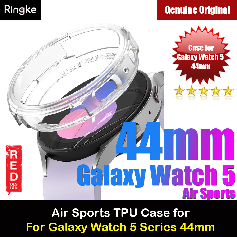 Picture of Ringke Air Sports Flexible TPU Material Protection Case for Samsung Galaxy Watch 5 Series 44mm (Matte Clear) Samsung Galaxy Watch 5 44mm- Samsung Galaxy Watch 5 44mm Cases, Samsung Galaxy Watch 5 44mm Covers, iPad Cases and a wide selection of Samsung Galaxy Watch 5 44mm Accessories in Malaysia, Sabah, Sarawak and Singapore 