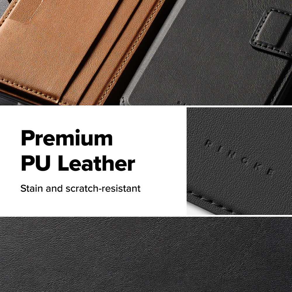 Picture of Samsung Galaxy S26 Plus | Ringke Folio Grip Wallet Magnetic Flip Cover Card Holder for Samsung Galaxy S26 Plus (Black)