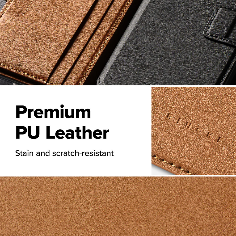 Picture of Samsung Galaxy S26 Plus | Ringke Folio Grip Wallet Magnetic Flip Cover Card Holder for Samsung Galaxy S26 Plus (Brown)