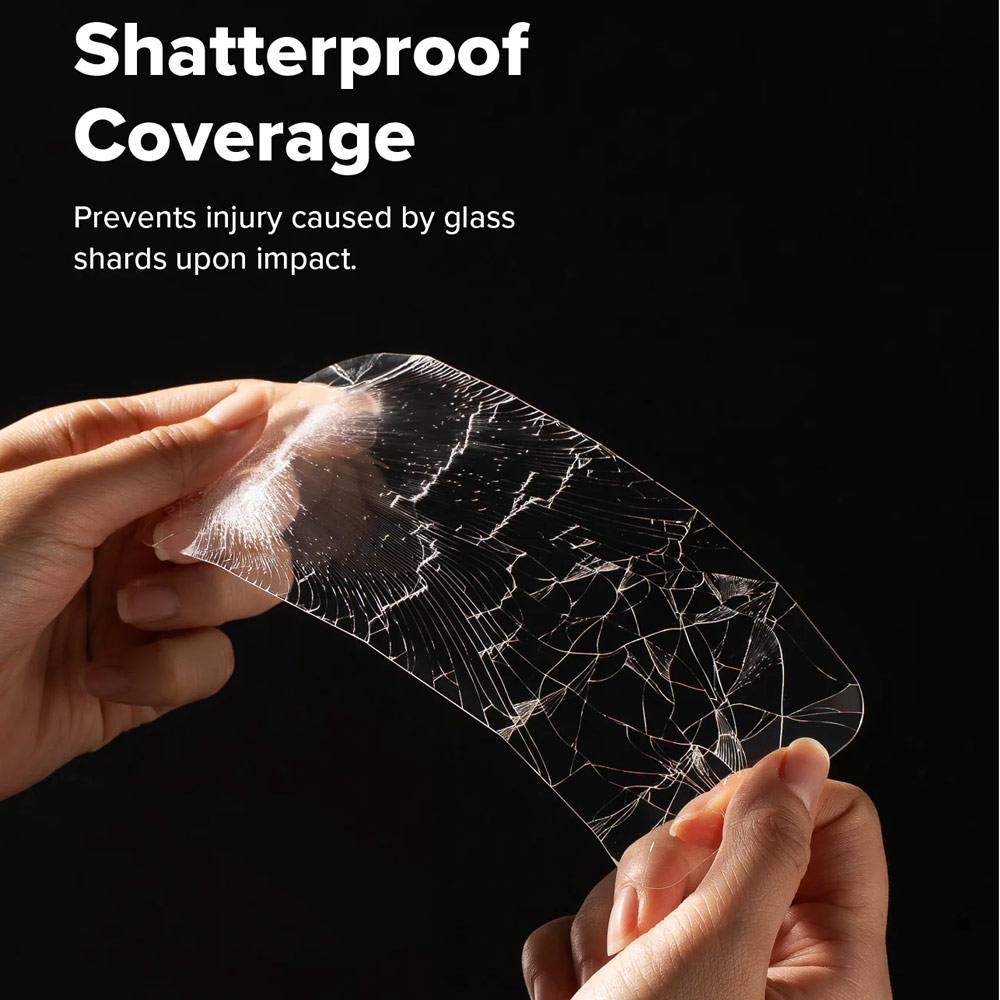 Picture of Samsung Galaxy Z Fold 7 Screen Protector | Ringke Screen Protector Cover Display Easy Slide Tempered Glass for Samsung Galaxy Z Fold 7 (2pcs Pack)