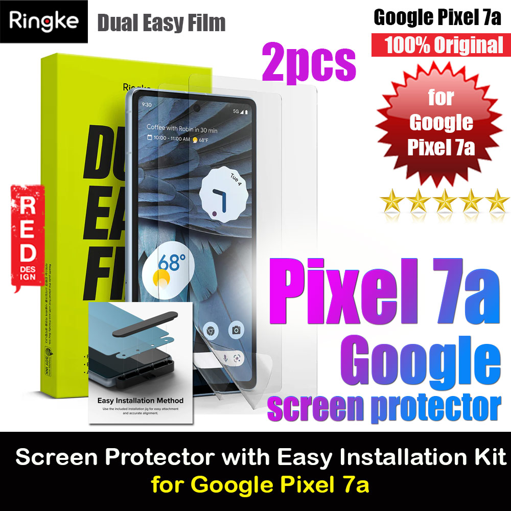 Picture of Ringke Dual Easy Film TPU Screen Protector for Google Pixel 7a (2pcs Pack) Google Pixel 7a- Google Pixel 7a Cases, Google Pixel 7a Covers, iPad Cases and a wide selection of Google Pixel 7a Accessories in Malaysia, Sabah, Sarawak and Singapore 