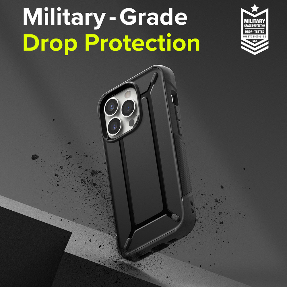 Picture of Apple iPhone 13 Pro 6.1 Case | Ringke DX Drop Protection Case Anti Finger Print Case for Apple iPhone 13 Pro 6.1 (Black)