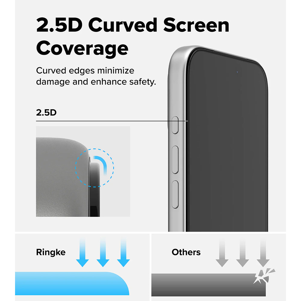 Picture of Apple iPhone 17 Pro 6.3 Screen Protector | Ringke Easy Slide Tempered Glass Screen Protector for iPhone 17 Pro Max 6.3 (Anti Reflection)