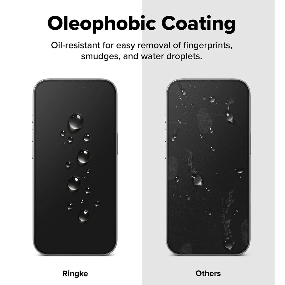 Picture of Apple iPhone 17 Pro 6.3 Screen Protector | Ringke Easy Slide Tempered Glass Screen Protector for iPhone 17 Pro Max 6.3 (Anti Reflection)