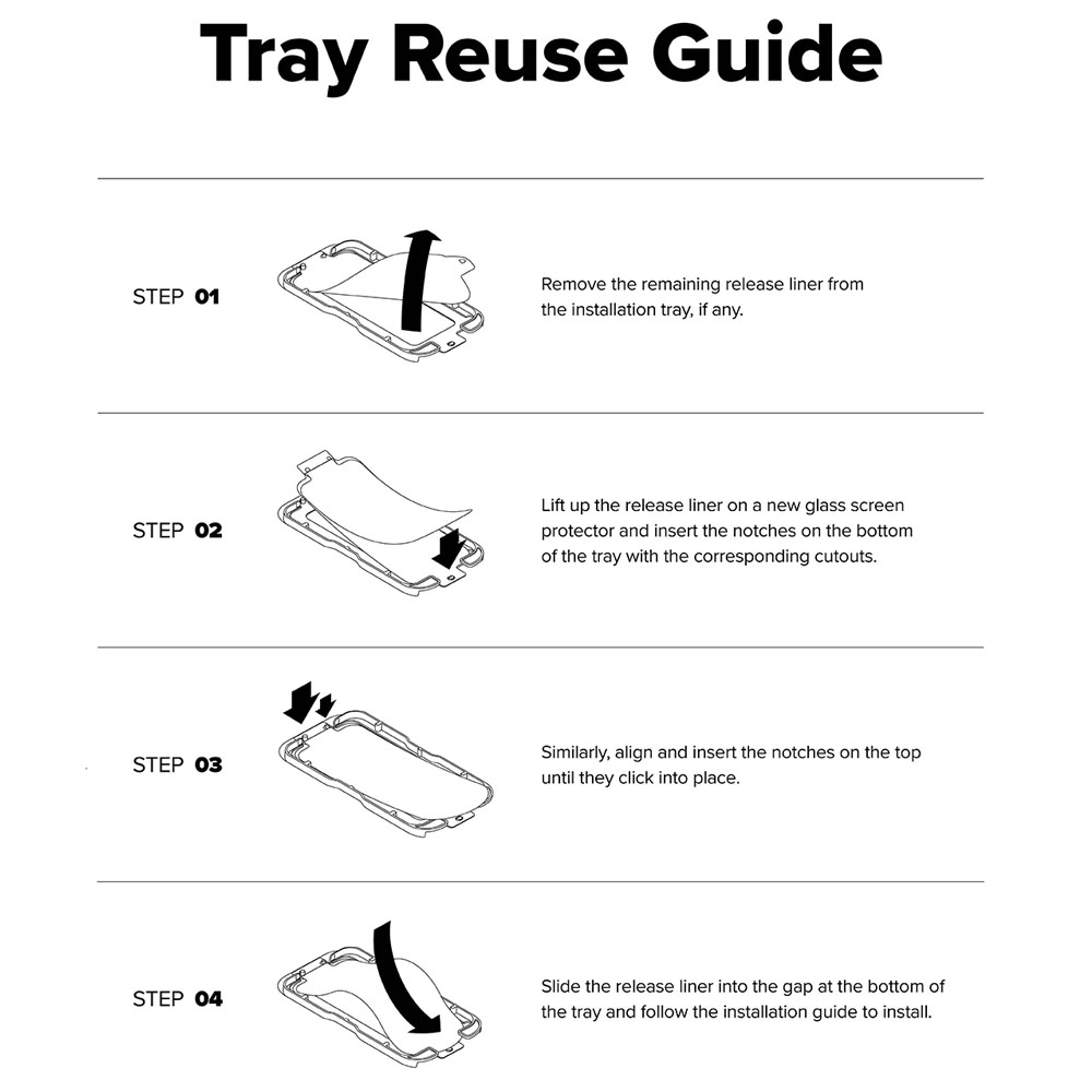 Picture of Apple iPhone 17 Pro 6.3 Screen Protector | Ringke Easy Slide Tempered Glass Screen Protector for iPhone 17 Pro Max 6.3 (Anti Reflection)