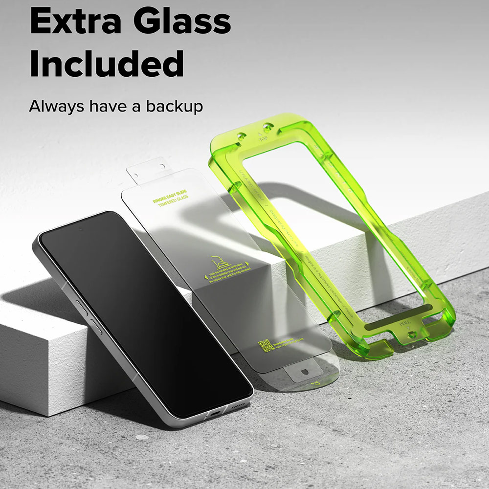 Picture of Nothing Phone 3 Screen Protector | Ringke Easy Slide Tempered Glass Screen Protector for Nothing Phone 3 (Clear) 2pcs