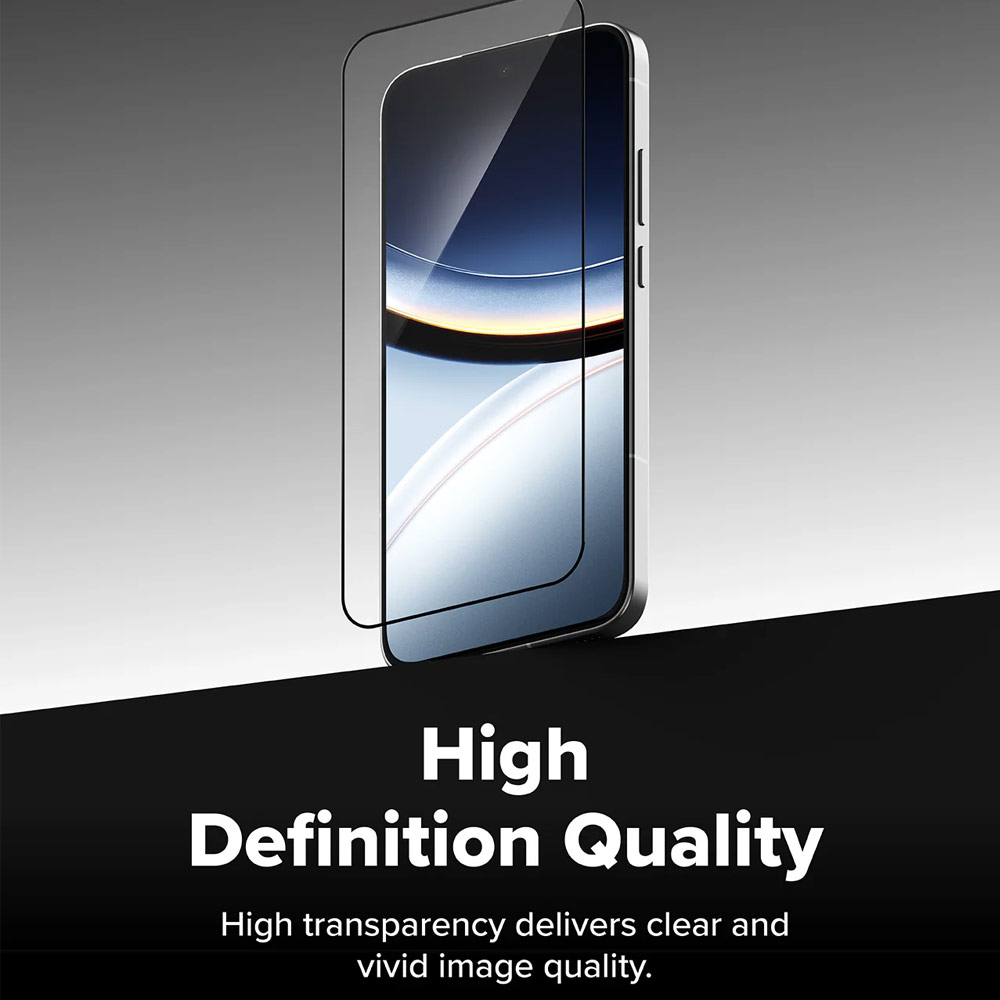 Picture of Xiaomi Poco F7 Screen Protector | Ringke Easy Slide Tempered Glass Screen Protector for Xiaomi Poco F7 (Clear) 2pcs