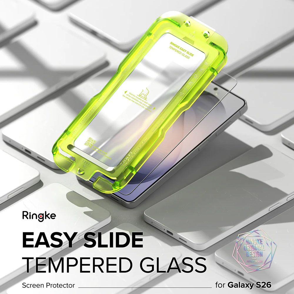 Picture of Ringke Easy Slide Tempered Glass Screen Protector for Samsung Galaxy S26(Clear) 2pcs Samsung Galaxy S26- Samsung Galaxy S26 Cases, Samsung Galaxy S26 Covers, iPad Cases and a wide selection of Samsung Galaxy S26 Accessories in Malaysia, Sabah, Sarawak and Singapore 