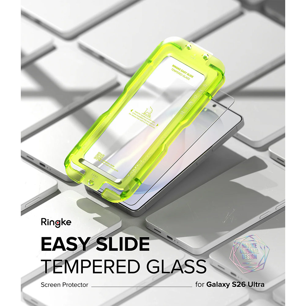 Picture of Samsung Galaxy S26 Ultra Screen Protector | Ringke Easy Slide Tempered Glass Screen Protector for Samsung Galaxy S26 Ultra (Clear) 2pcs