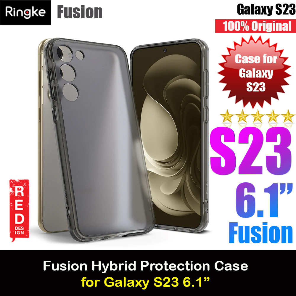Picture of Ringke Fusion Transparent Protection Case for Samsung Galaxy S23 (Matte Smoke) Samsung Galaxy S23- Samsung Galaxy S23 Cases, Samsung Galaxy S23 Covers, iPad Cases and a wide selection of Samsung Galaxy S23 Accessories in Malaysia, Sabah, Sarawak and Singapore 