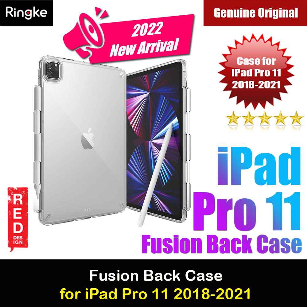 Picture of Ringke Fusion Back Case Protection Case for Apple iPad Pro 11 1st Gen 2nd Gen 3rd Gen 2018 2019 2021 (Clear) Apple iPad Pro 11 2nd gen 2020- Apple iPad Pro 11 2nd gen 2020 Cases, Apple iPad Pro 11 2nd gen 2020 Covers, iPad Cases and a wide selection of Apple iPad Pro 11 2nd gen 2020 Accessories in Malaysia, Sabah, Sarawak and Singapore 