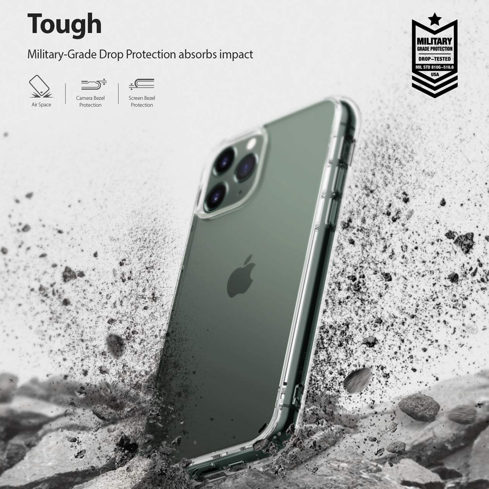 Picture of Apple iPhone 11 Pro 5.8  | Ringke Fusion Extreme Tough Protection for Apple iPhone 11 Pro (Clear)