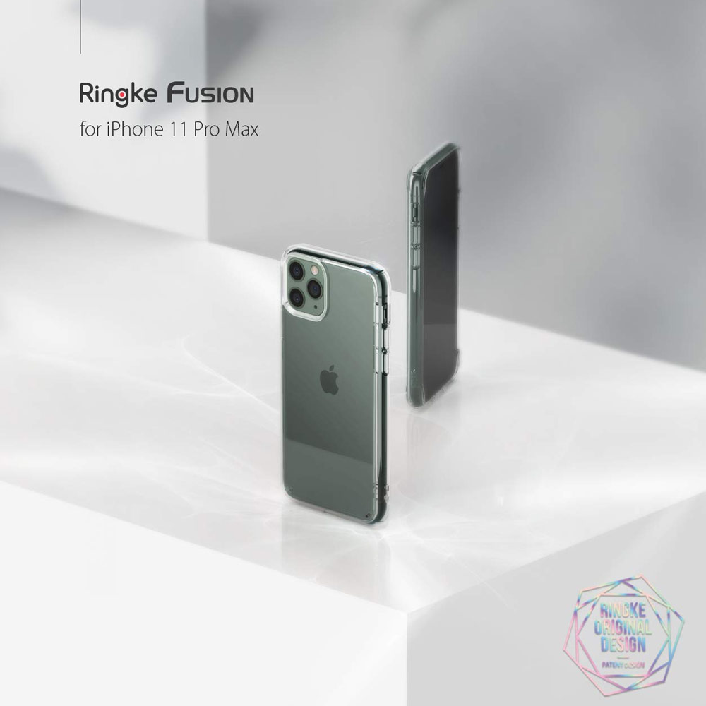 Picture of Apple iPhone 11 Pro 5.8  | Ringke Fusion Extreme Tough Protection for Apple iPhone 11 Pro (Clear)