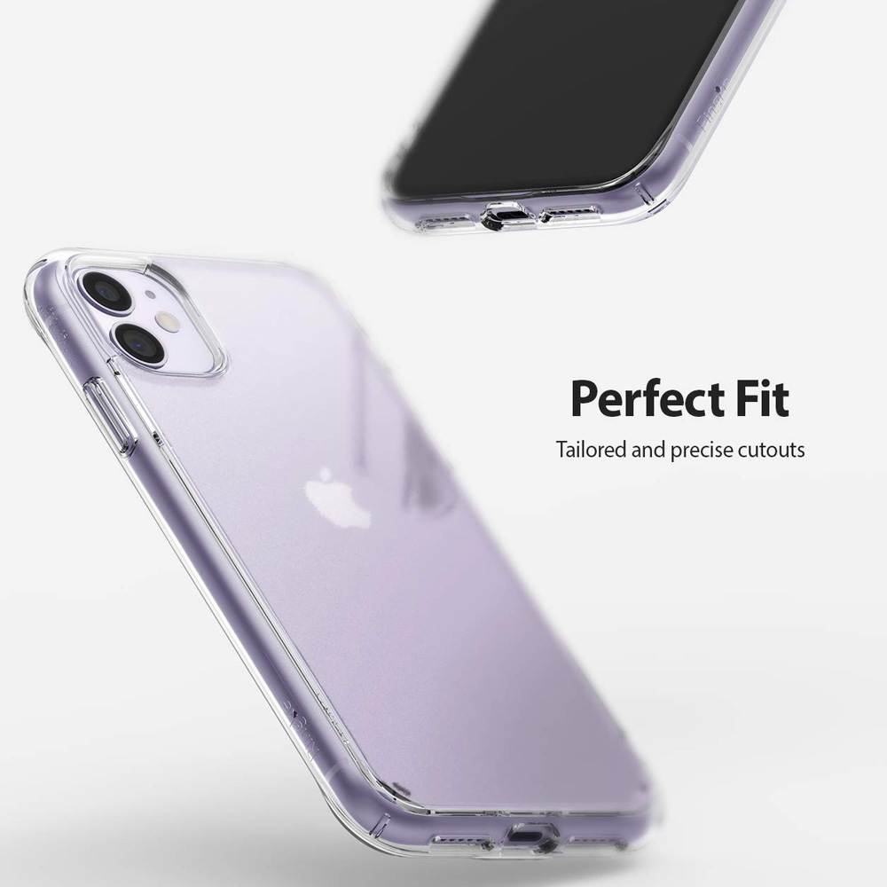 Picture of Apple iPhone 11 6.1  | Ringke Fusion Matte Anti Fingerprint Extreme Tough Protection for Apple iPhone 11 6.1 (Matte Clear)