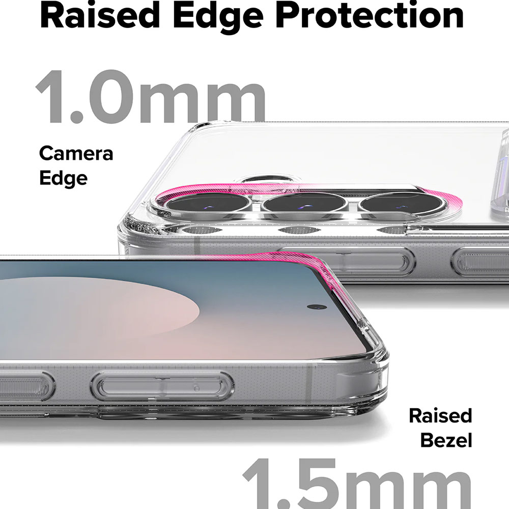 Picture of Samsung Galaxy S25 FE Case | Ringke Fusion Card Holder Drop Protection Case for Galaxy S25 FE (Clear)