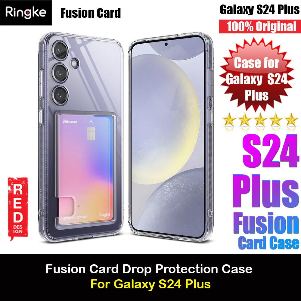 Picture of Ringke Fusion Card Holder Storage Transparent Protection Case for Samsung Galaxy S24 Plus (Clear) Samsung Galaxy S24 Plus- Samsung Galaxy S24 Plus Cases, Samsung Galaxy S24 Plus Covers, iPad Cases and a wide selection of Samsung Galaxy S24 Plus Accessories in Malaysia, Sabah, Sarawak and Singapore 