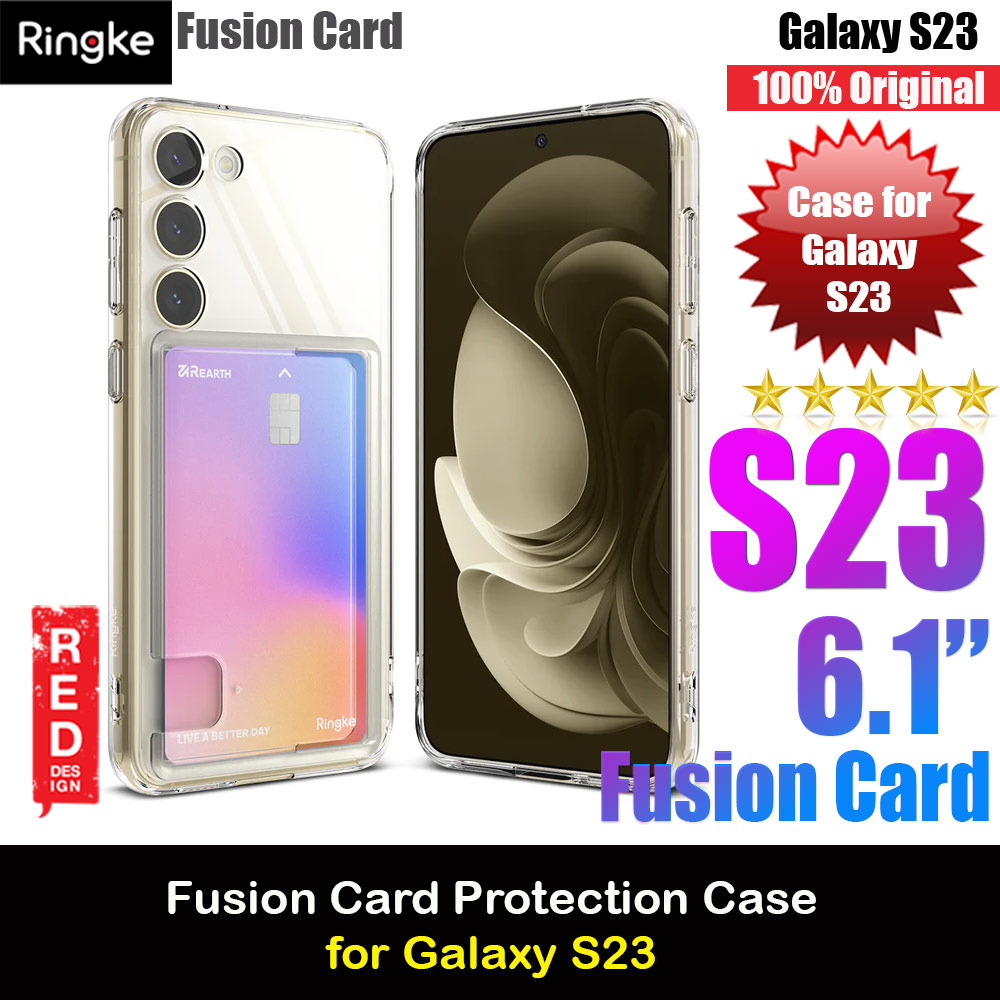 Picture of Ringke Fusion Card Storage Transparent Protection Case for Samsung Galaxy S23 (Clear) Samsung Galaxy S23- Samsung Galaxy S23 Cases, Samsung Galaxy S23 Covers, iPad Cases and a wide selection of Samsung Galaxy S23 Accessories in Malaysia, Sabah, Sarawak and Singapore 