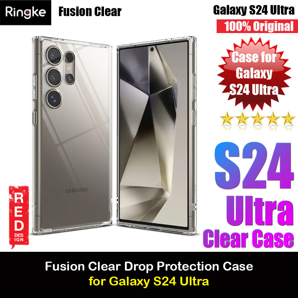 Picture of Ringke Fusion Drop Protection Case for Samsung Galaxy S24 Ultra 6.8 (Clear) Samsung Galaxy S24 Ultra- Samsung Galaxy S24 Ultra Cases, Samsung Galaxy S24 Ultra Covers, iPad Cases and a wide selection of Samsung Galaxy S24 Ultra Accessories in Malaysia, Sabah, Sarawak and Singapore 