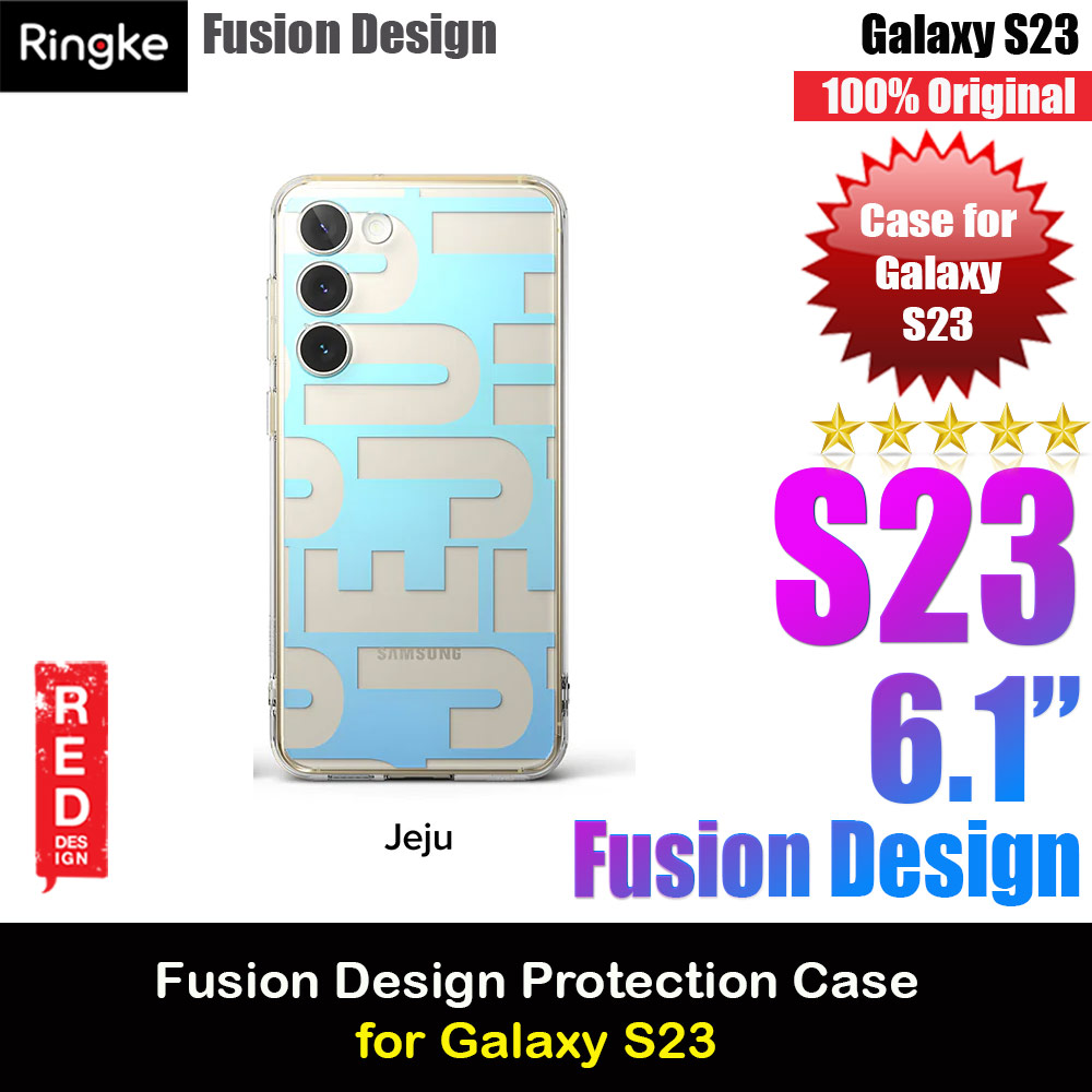 Picture of Ringke Fusion Design Transparent Protection Case for Samsung Galaxy S23 (Jeju) Samsung Galaxy S23- Samsung Galaxy S23 Cases, Samsung Galaxy S23 Covers, iPad Cases and a wide selection of Samsung Galaxy S23 Accessories in Malaysia, Sabah, Sarawak and Singapore 