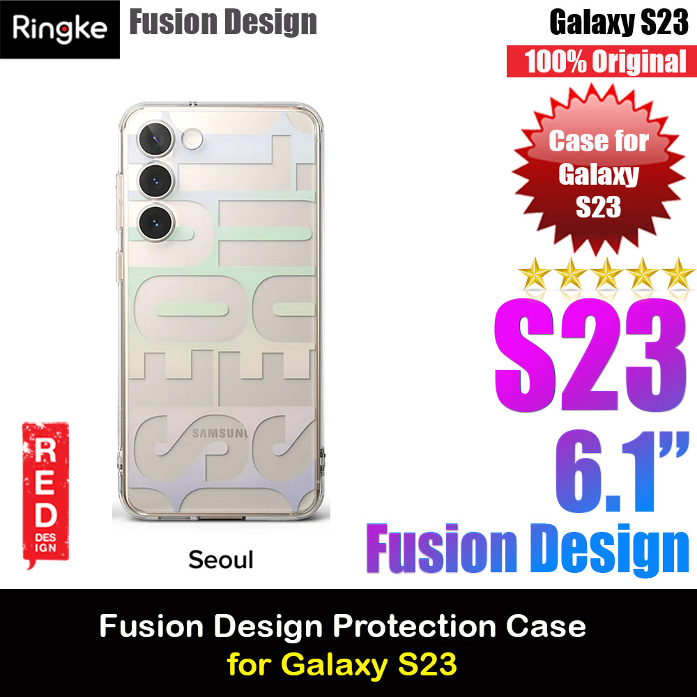 Picture of Ringke Fusion Design Transparent Protection Case for Samsung Galaxy S23 (Seoul) Samsung Galaxy S23- Samsung Galaxy S23 Cases, Samsung Galaxy S23 Covers, iPad Cases and a wide selection of Samsung Galaxy S23 Accessories in Malaysia, Sabah, Sarawak and Singapore 
