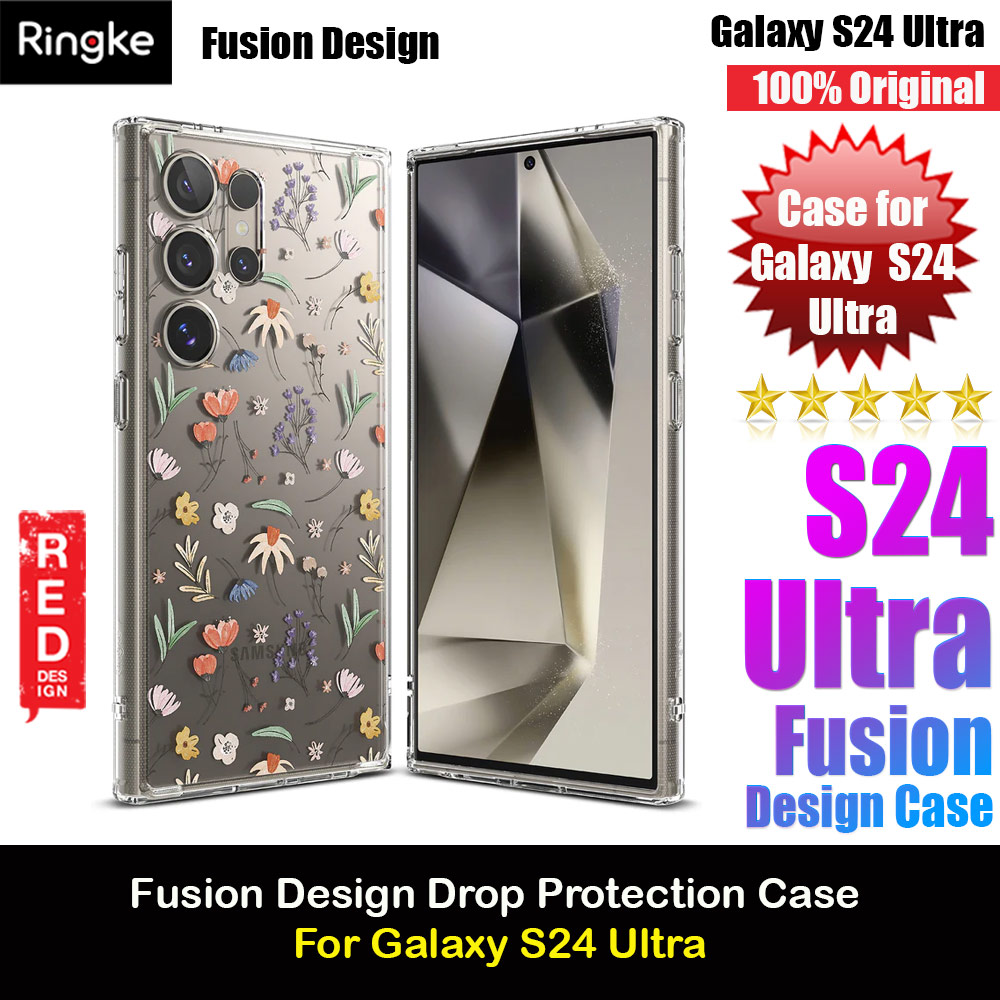 Picture of Ringke Fusion Design Drop Protection Case for Samsung Galaxy S24 Ultra 6.8 (Dry Flowers) Samsung Galaxy S24 Ultra- Samsung Galaxy S24 Ultra Cases, Samsung Galaxy S24 Ultra Covers, iPad Cases and a wide selection of Samsung Galaxy S24 Ultra Accessories in Malaysia, Sabah, Sarawak and Singapore 