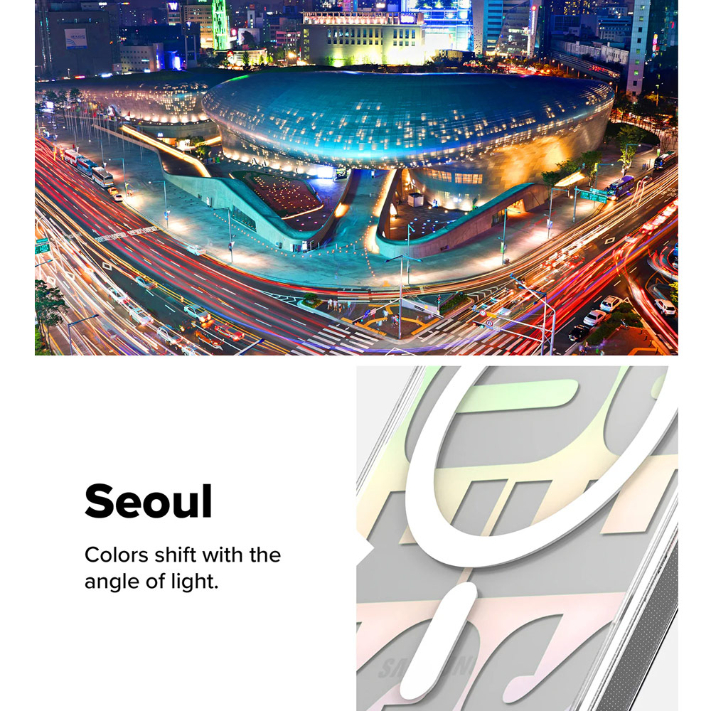 Picture of Samsung Galaxy S26 Case | Ringke Fusion Design Magnetic Transparent Protection Case for Samsung Galaxy S26 (Seoul)