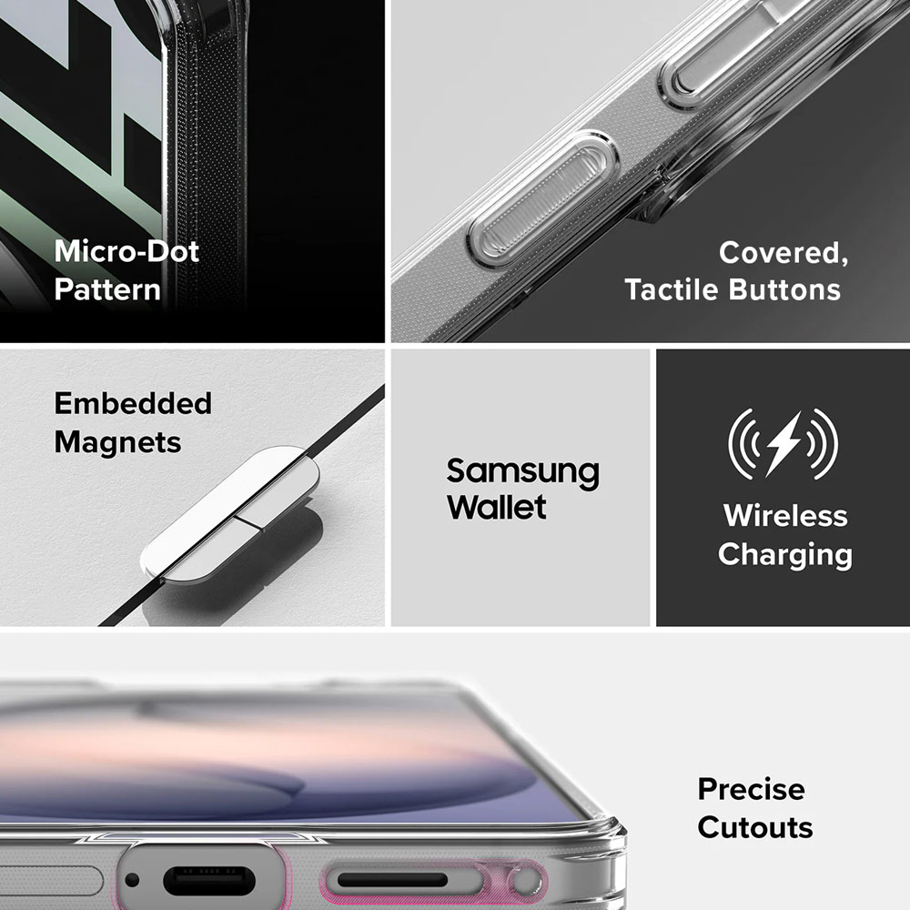 Picture of Samsung Galaxy S26 Case | Ringke Fusion Design Magnetic Transparent Protection Case for Samsung Galaxy S26 (Seoul)