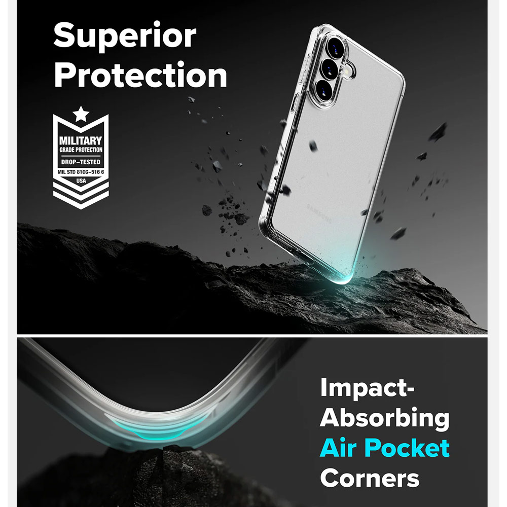 Picture of Samsung Galaxy S26 Case | Ringke Fusion Transparent Protection Case for Samsung Galaxy S26 (Matte)